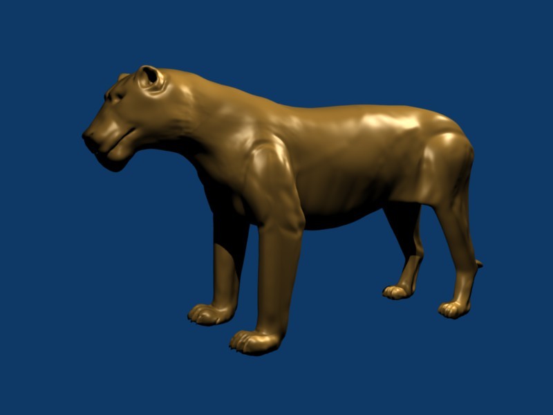 Highpoly Lion preview image 1